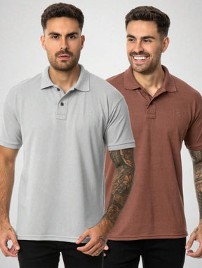 Kit 2 Camisas Polo Masculina Piquet Slim Premium | Ferrara Milano