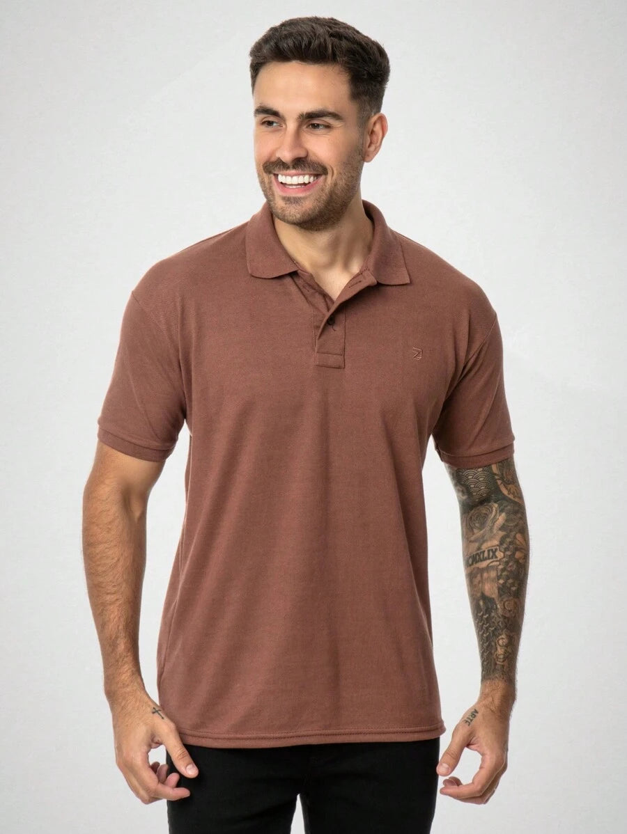 Kit 2 Camisas Polo Masculina Piquet Slim Premium | Ferrara Milano