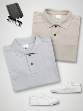 Kit 2 Camisas Polo Masculina Piquet Slim Premium | Ferrara Milano