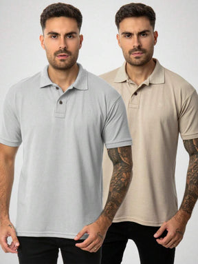 Kit 2 Camisas Polo Masculina Piquet Slim Premium | Ferrara Milano