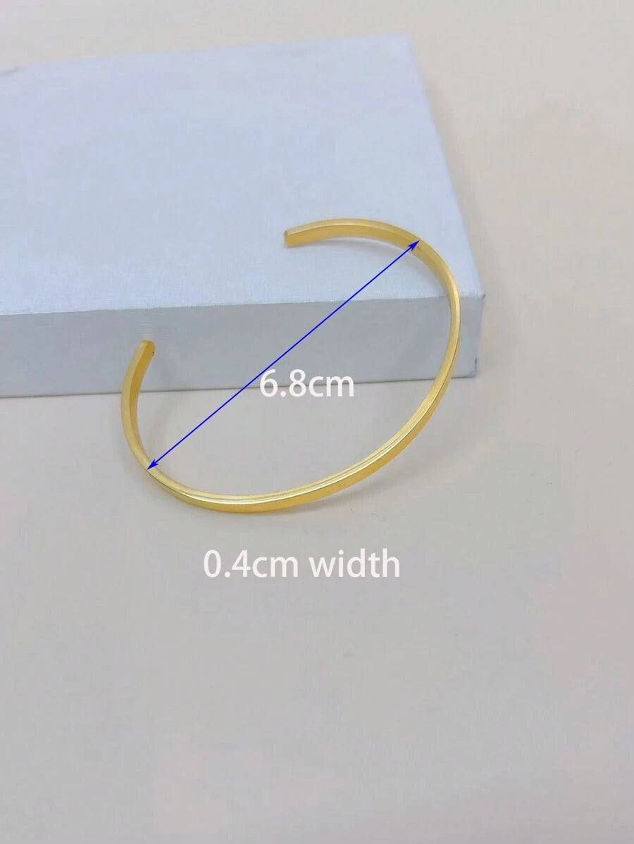 Kit 3 Pulseiras Milano Ajustável | Aço Inox Banho Ouro 18K