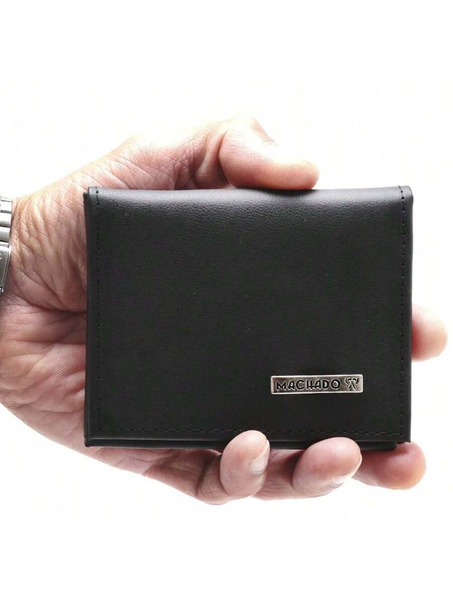 Carteira Firenze Lapela Preto | Porta CNH e Moedeiro Zíper