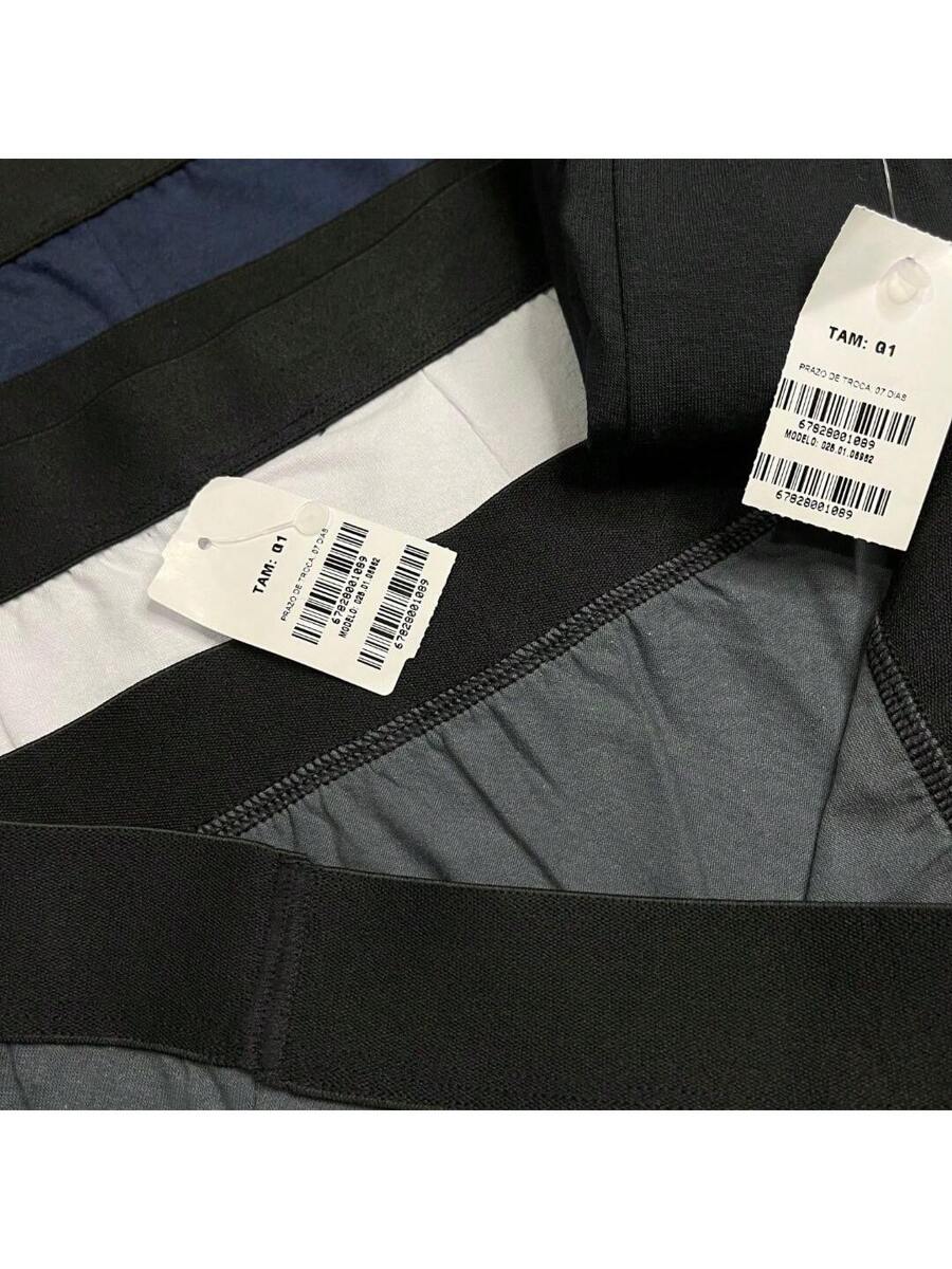 Kit 5 Cuecas Boxer Firenze | Algodão Premium Confortável