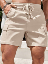 Shorts Cargo Esploratore | Bolso Utilitário e Cordão