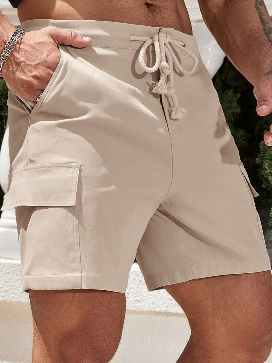 Shorts Cargo Esploratore | Bolso Utilitário e Cordão