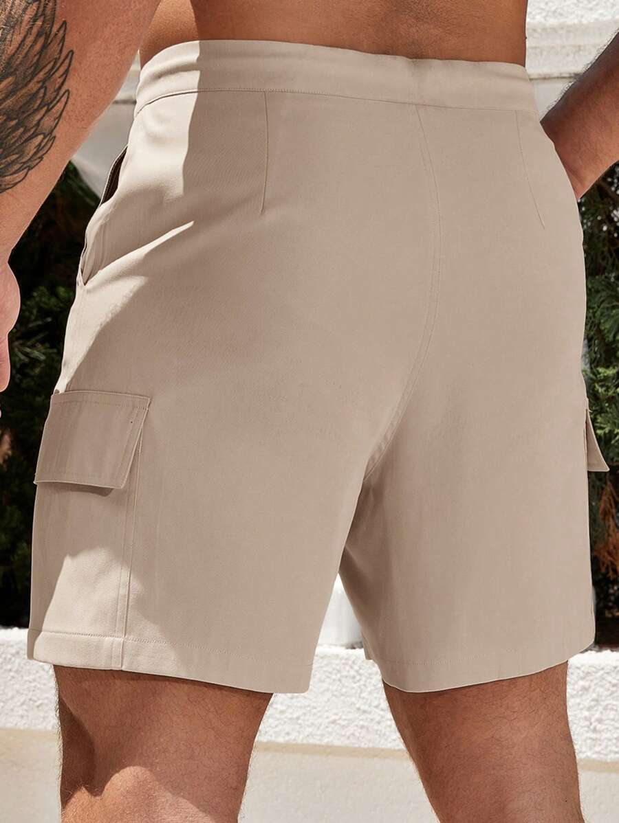 Shorts Cargo Esploratore | Bolso Utilitário e Cordão