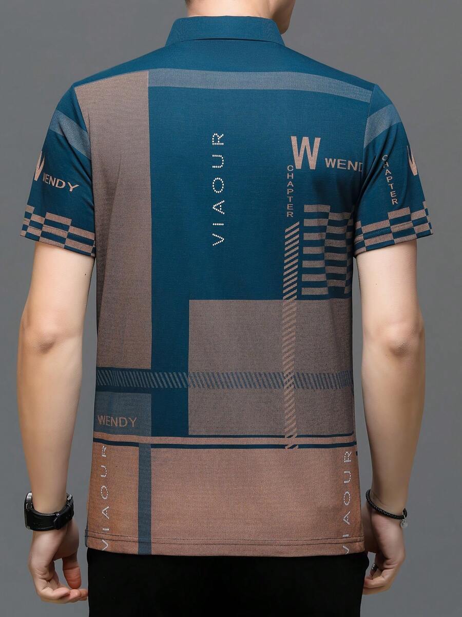 Polo Veneza Silk Ice Xadrez | Manga Curta Premium