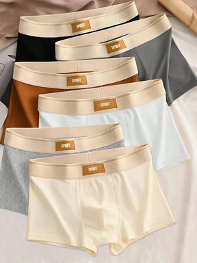 Kit 6 Cuecas Boxer Roma Performance | Respirável e Elástica