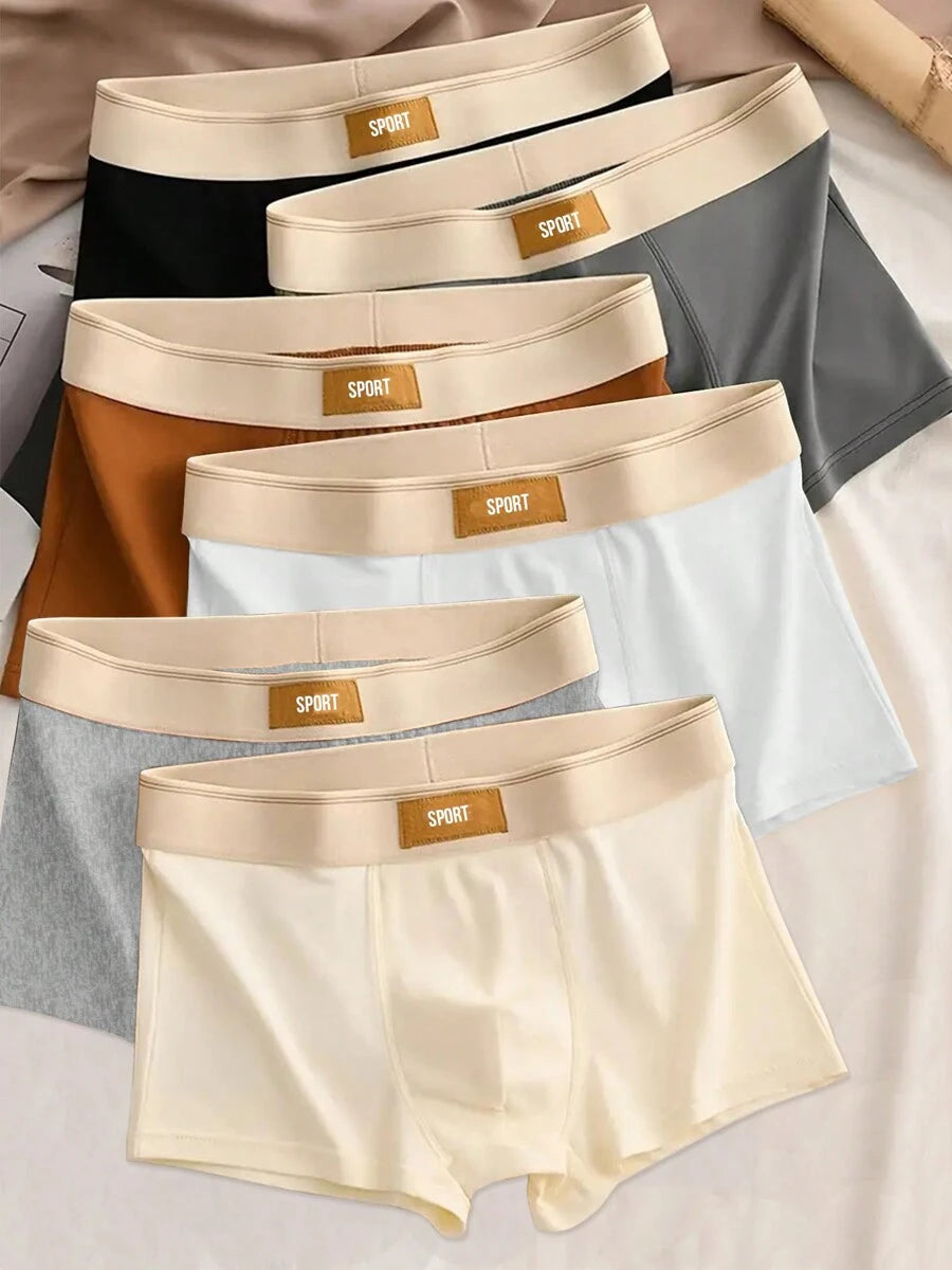 Kit 6 Cuecas Boxer Roma Performance | Respirável e Elástica