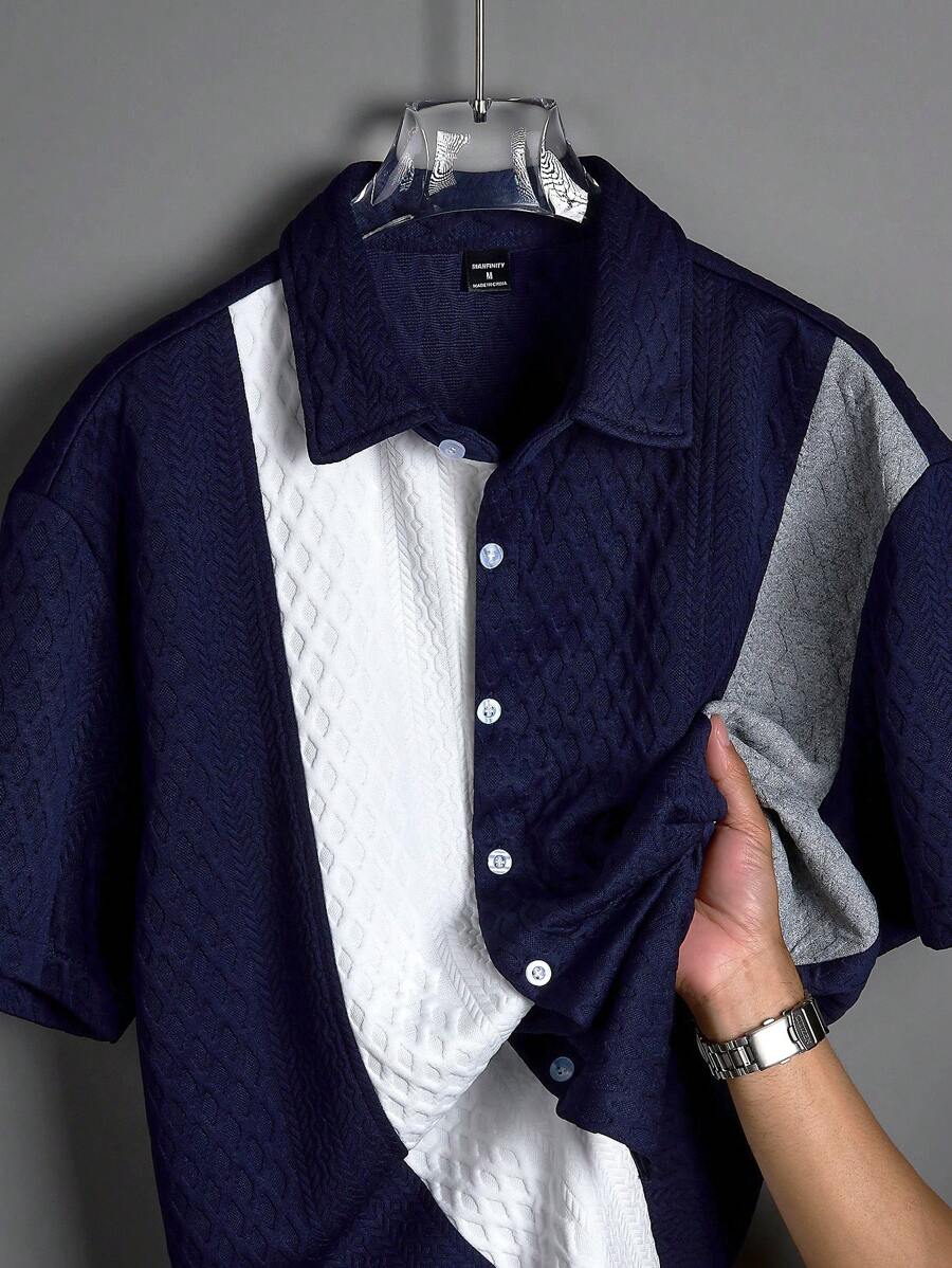 Camisa Masculina Ferrara Linen | Textura Italiana Premium