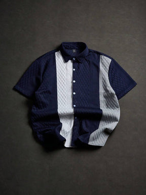 Camisa Masculina Ferrara Linen | Textura Italiana Premium