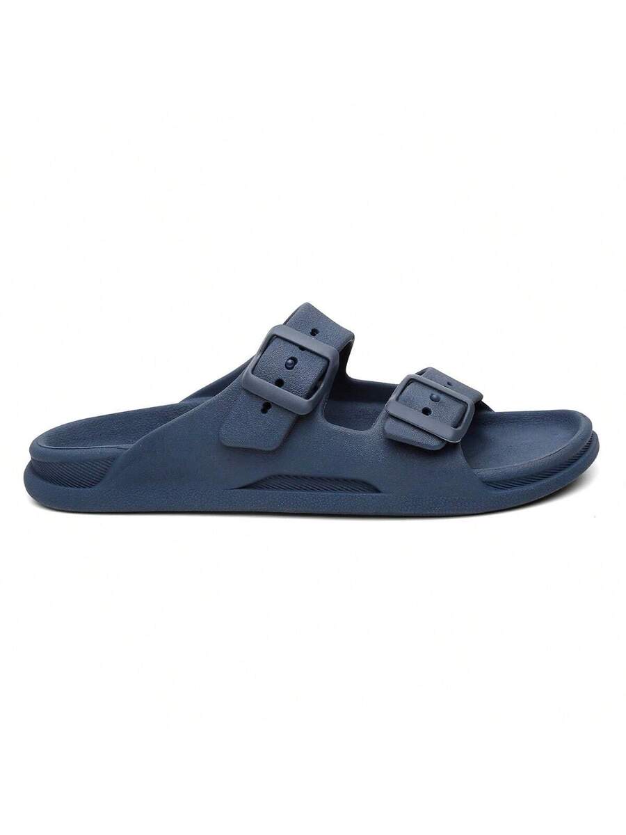 Sandália Slide Nuvem Modena | Fivela Quadrada Premium