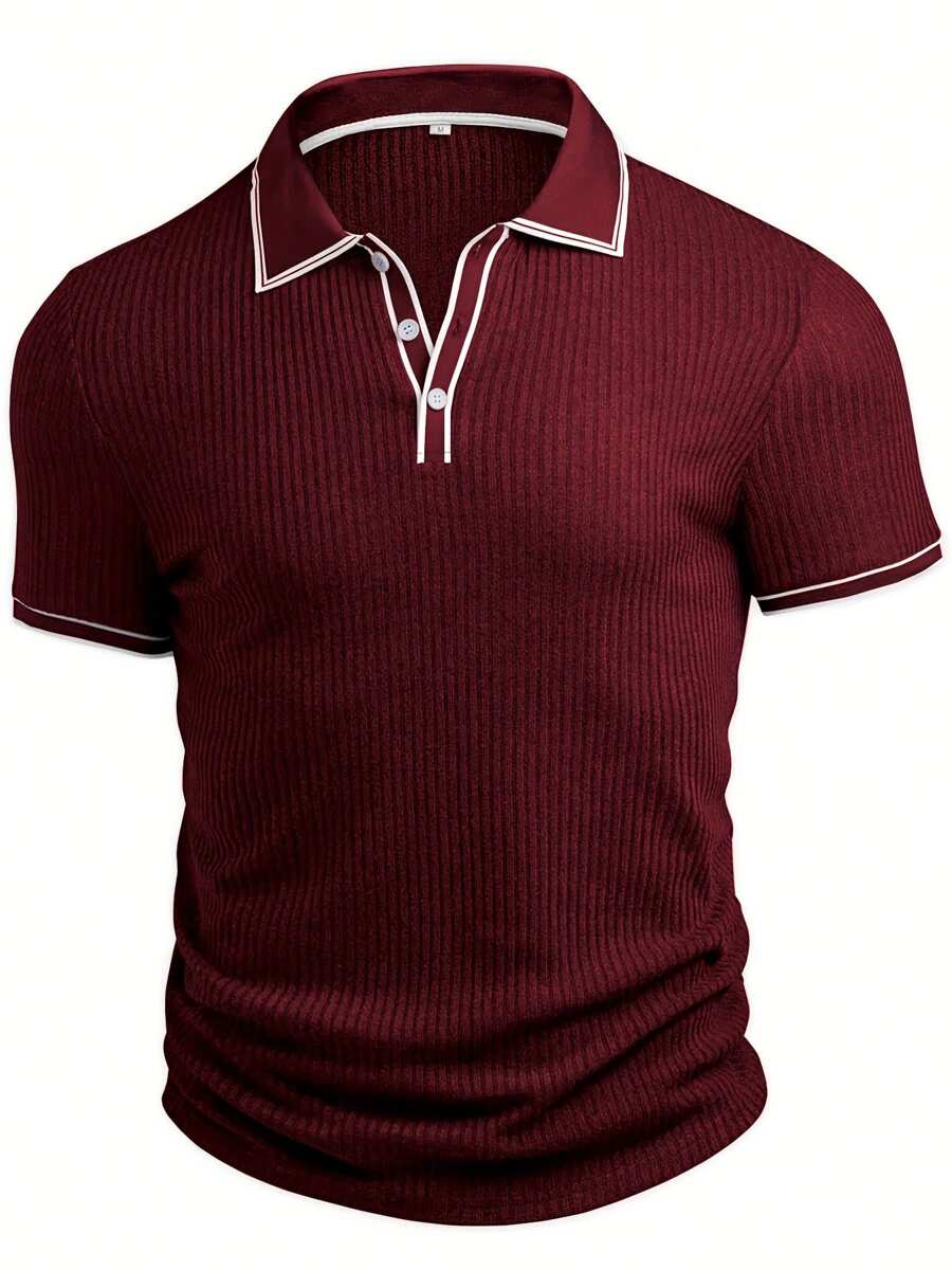 Polo Casual Masculina Estilo Europeu Gola Polo | Ferrara Milano