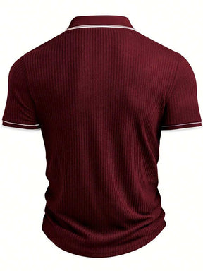 Polo Casual Masculina Estilo Europeu Gola Polo | Ferrara Milano