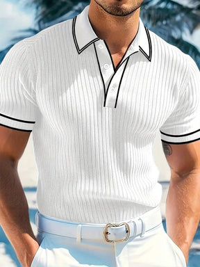 Polo Casual Masculina Estilo Europeu Gola Polo | Ferrara Milano