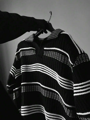 Polo Cruise Knit – Textura Listrada e Trama Respirável