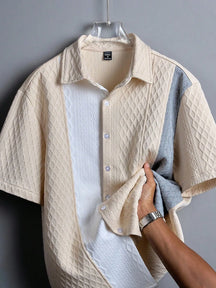 Camisa Masculina Ferrara Linen | Textura Italiana Premium