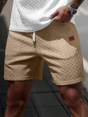 Shorts Jacquard Positano Favo de Mel | Couro e Canelado