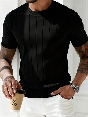 Suéter Ribbed Summer – Textura Canelada e Corte de Alfaiataria