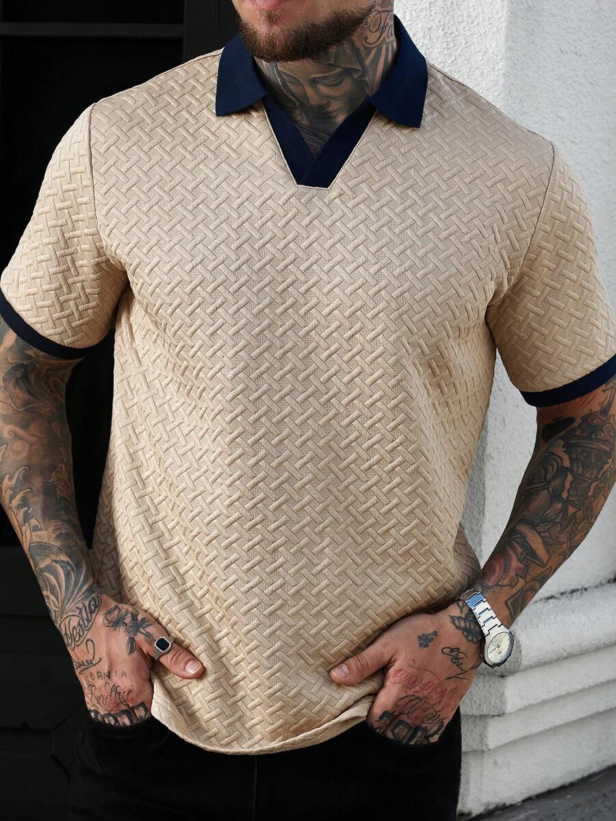 Polo Malha Contraste Firenze | Estilo Old Money