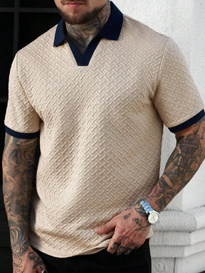 Polo Malha Contraste Firenze | Estilo Old Money