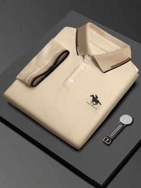 Polo Ribbed Clássica Italiana | Gola Canelada Premium