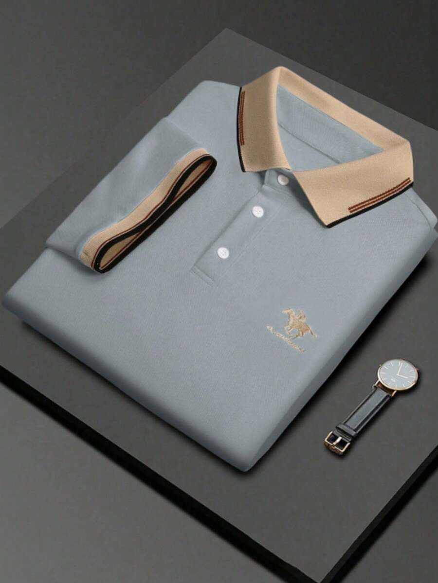 Polo Ribbed Clássica Italiana | Gola Canelada Premium