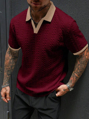 Polo Malha Contraste Firenze | Estilo Old Money