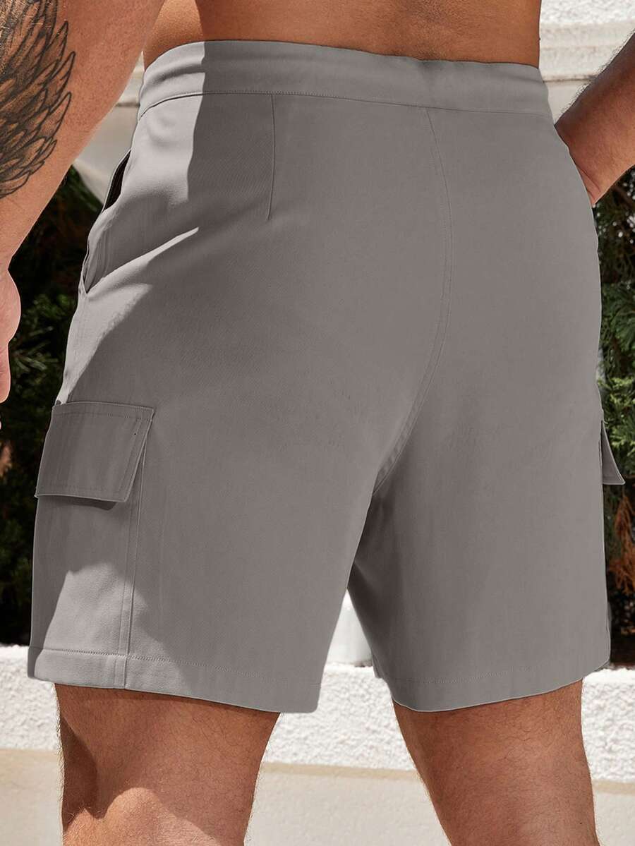 Shorts Cargo Esploratore | Bolso Utilitário e Cordão