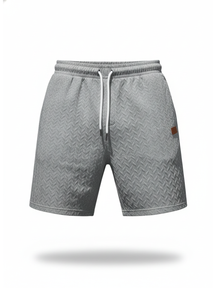 Shorts Jacquard Positano Favo de Mel | Couro e Canelado