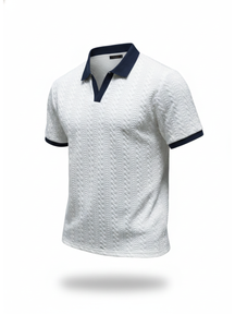 Polo Malha Contraste Firenze | Estilo Old Money