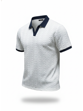 Polo Malha Contraste Firenze | Estilo Old Money