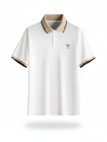 Polo Ribbed Clássica Italiana | Gola Canelada Premium