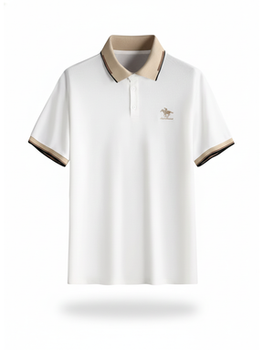 Polo Ribbed Clássica Italiana | Gola Canelada Premium
