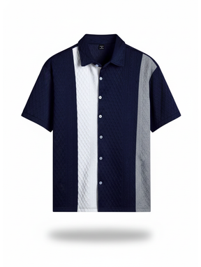 Camisa Masculina Ferrara Linen | Textura Italiana Premium