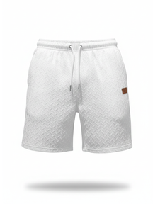 Shorts Jacquard Positano Favo de Mel | Couro e Canelado