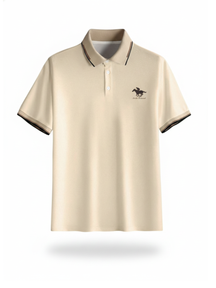 Polo Ribbed Clássica Italiana | Gola Canelada Premium