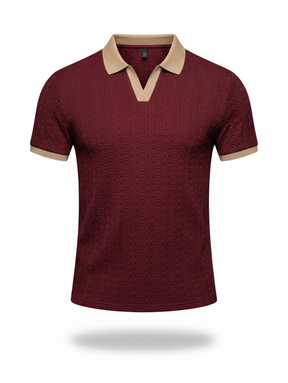 Polo Malha Contraste Firenze | Estilo Old Money