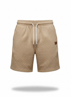 Shorts Jacquard Positano Favo de Mel | Couro e Canelado