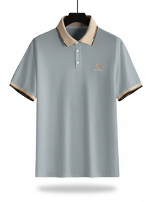 Polo Ribbed Clássica Italiana | Gola Canelada Premium