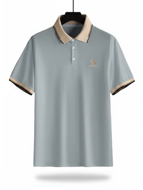 Polo Ribbed Clássica Italiana | Gola Canelada Premium