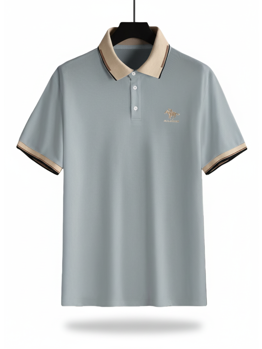 Polo Ribbed Clássica Italiana | Gola Canelada Premium