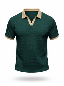 Polo Malha Contraste Firenze | Estilo Old Money