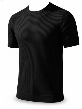 Suéter Ribbed Summer – Textura Canelada e Corte de Alfaiataria