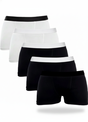 Kit 5 Cuecas Boxer Firenze | Algodão Premium Confortável