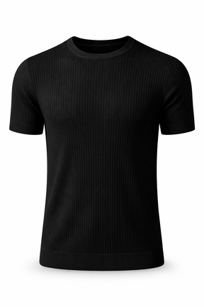 Suéter Ribbed Summer – Textura Canelada e Corte de Alfaiataria